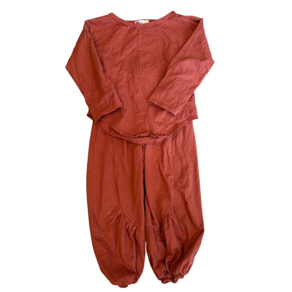 (XS) $108 FP Beach Free People Parker Set Burnt Henna - Picture 6 of 10